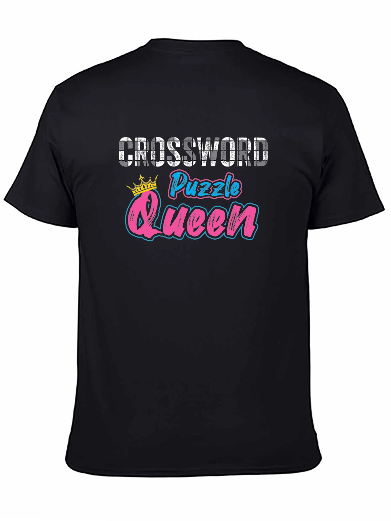 Crossword Puzzle Queen Graphic Tee - 4