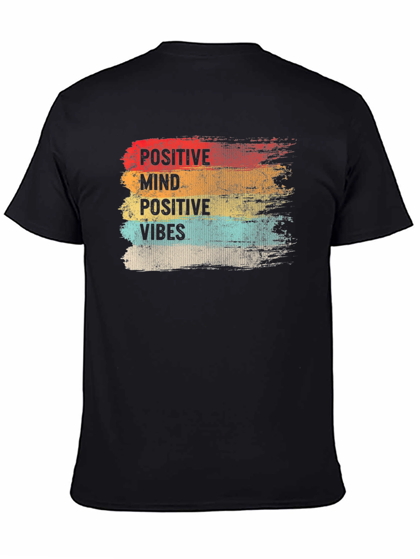 Positive Vibes T-Shirt - Stylish Graphic Tee - 4