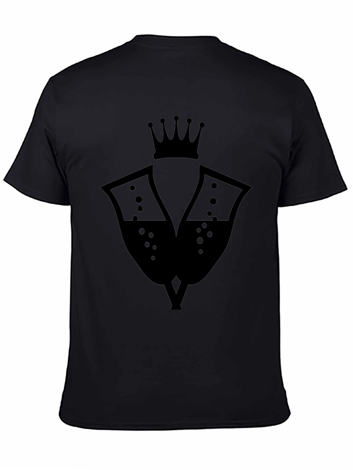 Black King's Toast Black T-Shirt - Stylish Graphic Tee view 4