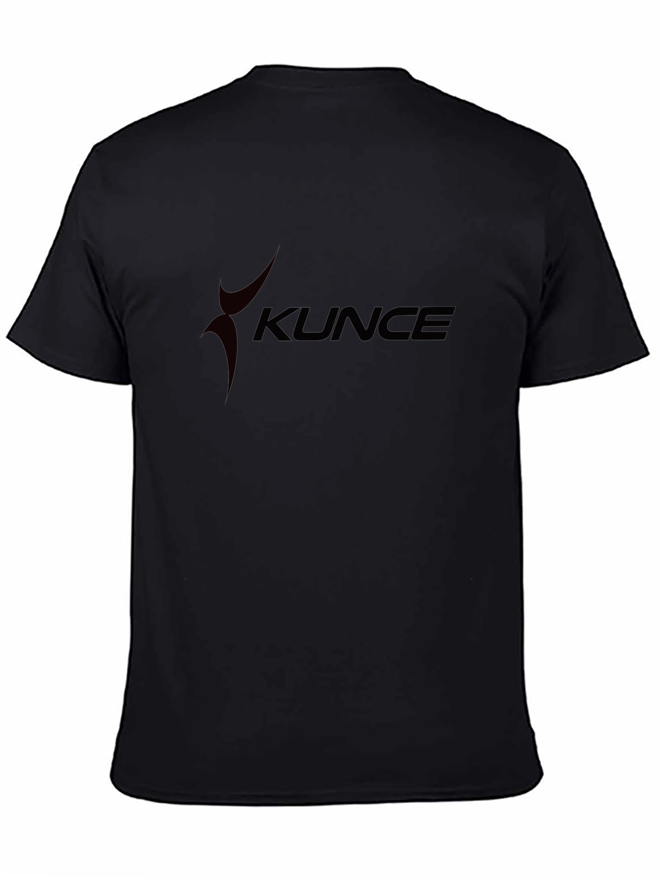 Black Men's Black "Kunce" Graphic Tee - Casual Short Sleeve T-Shirt view 4