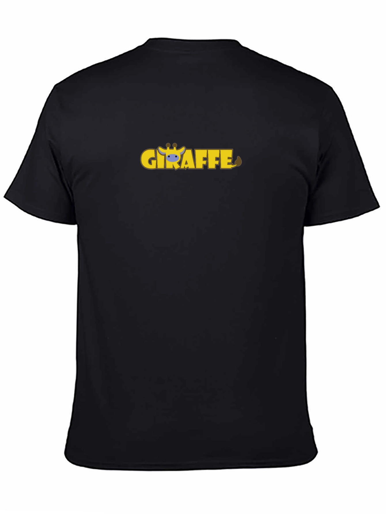 Black Giraffe Graphic Black T-Shirt view 4