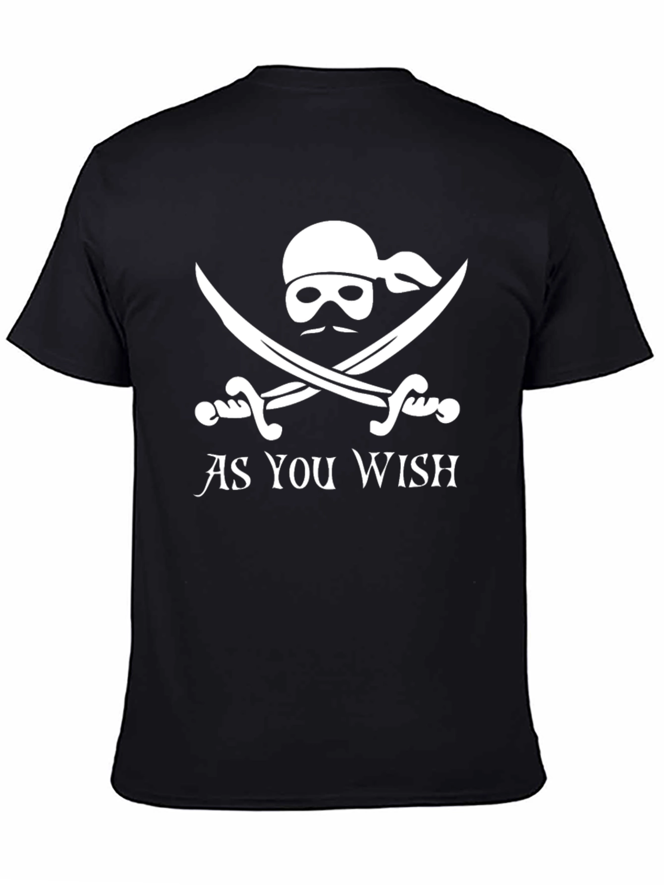 Black As You Wish Pirate T-Shirt view 4