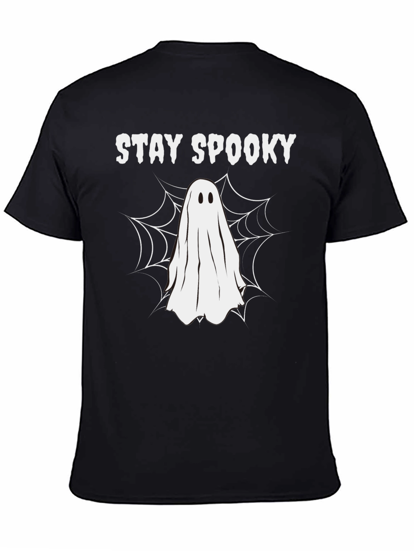 Stay Spooky Ghost Halloween Graphic Tee - 4