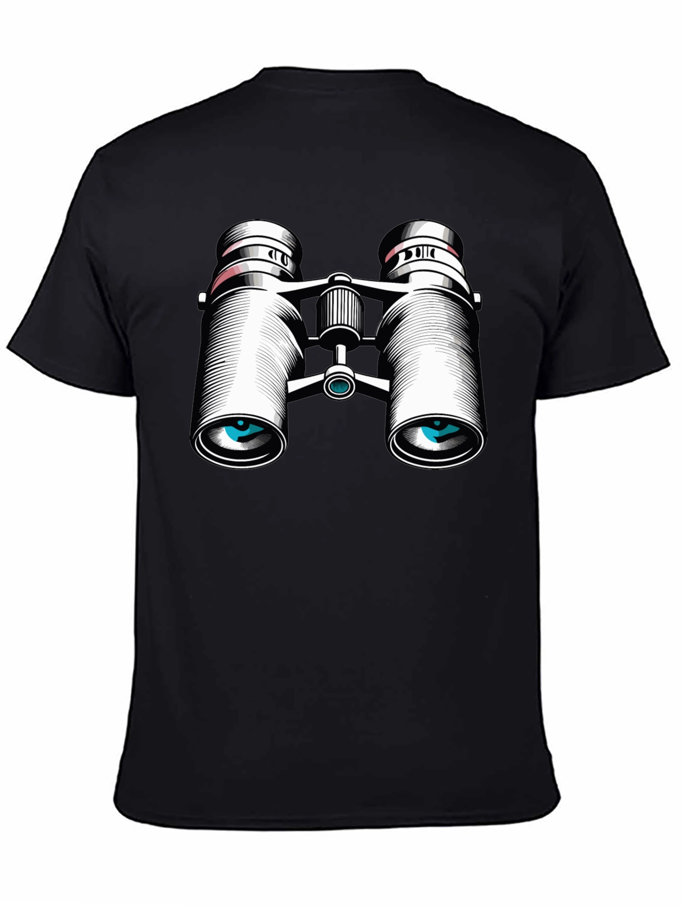 Black Binocular Vision Graphic Tee - Look Sharp! view 4