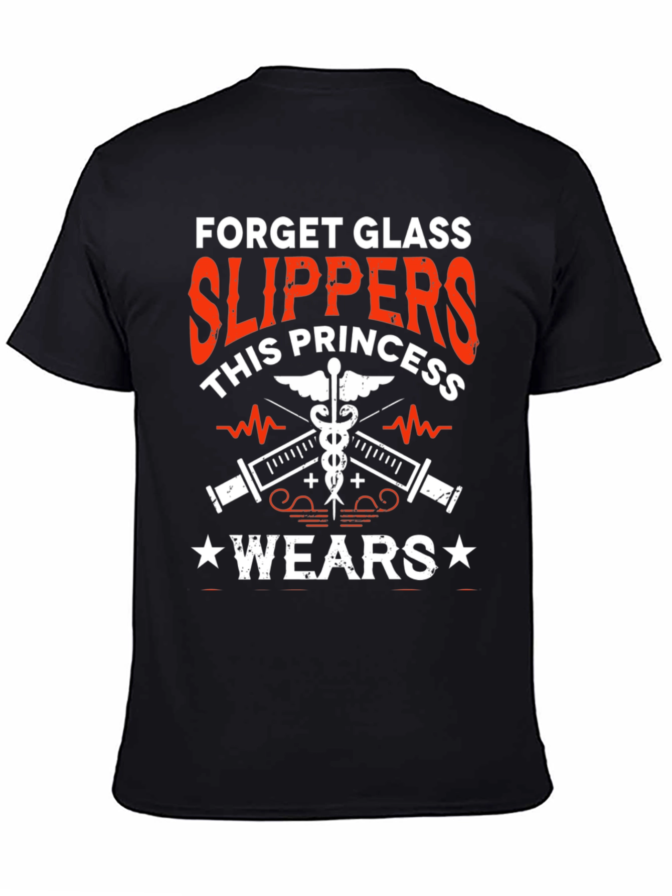 Black Nurse Princess T-Shirt - Glass Slippers Alternative view 4