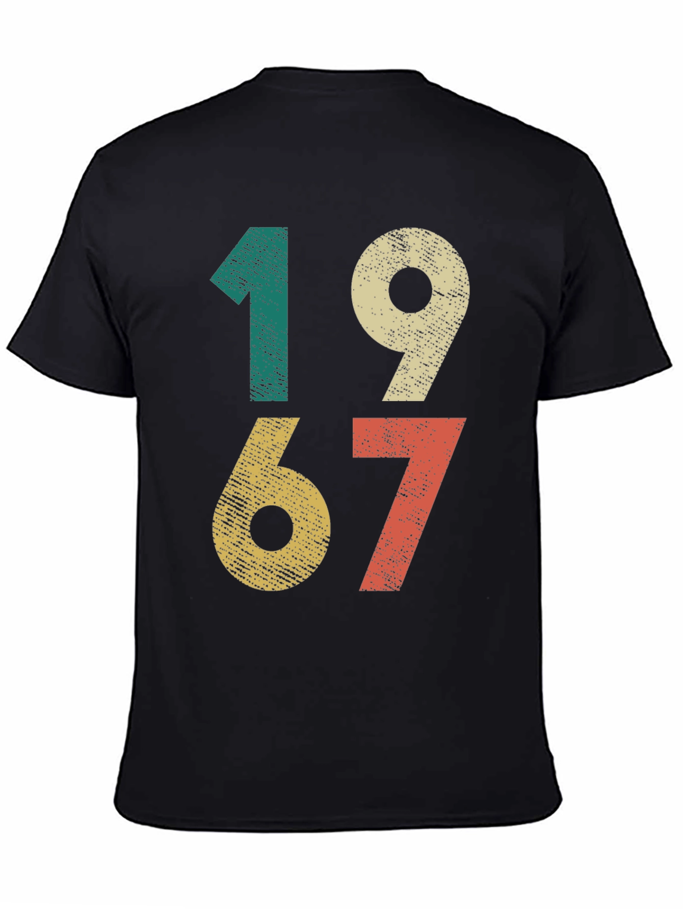 Black Vintage 1967 T-Shirt - Retro Birthday Gift view 4