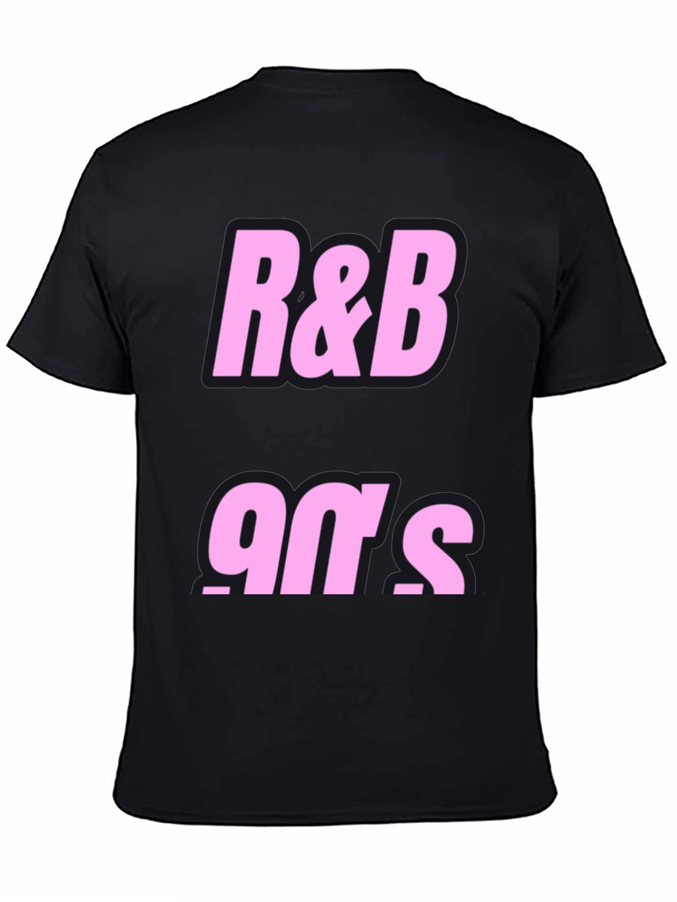 Black R&B 90's Black Graphic Tee view 4