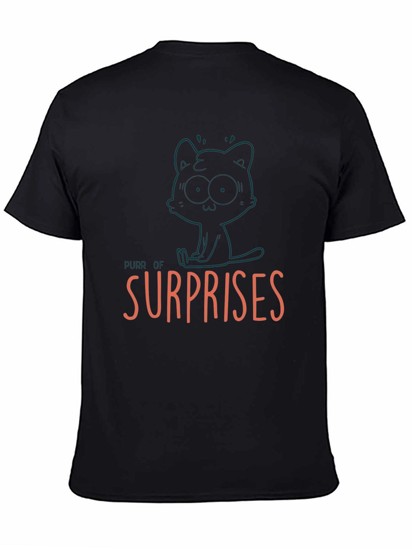 Black Purr of Surprises Graphic Tee view 4