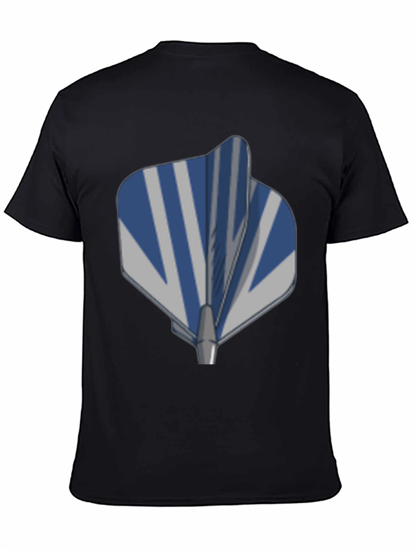 Black Dart Flight Graphic Tee - Stylish & Unique Design view 4
