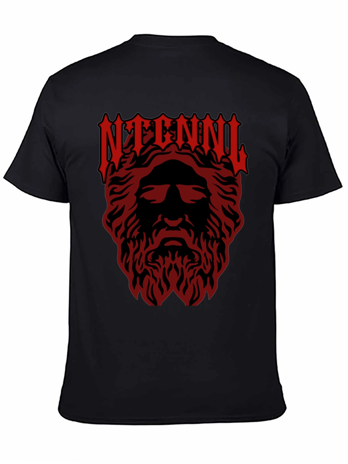 Black Eternal T-Shirt - Black Tee with Graphic Print view 4