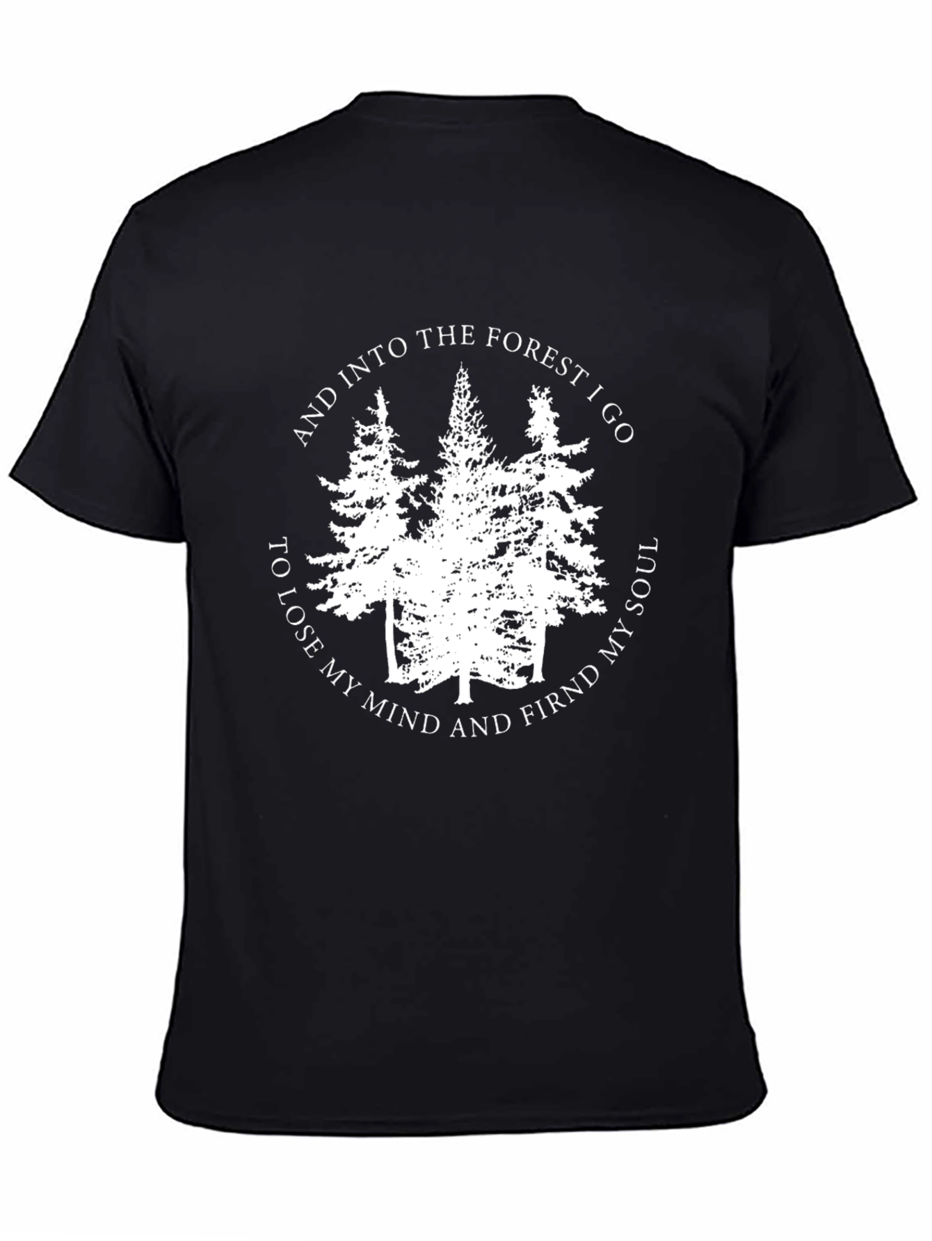 Black Forest Soul Graphic Tee - Black Cotton view 4