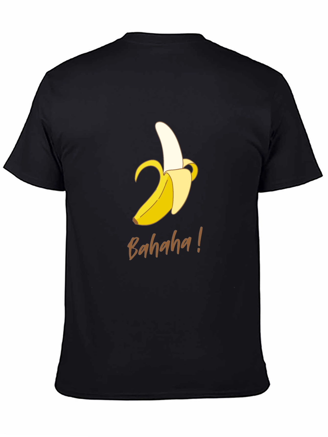 Black Banana Graphic T-Shirt - Funny Fruit Tee view 4