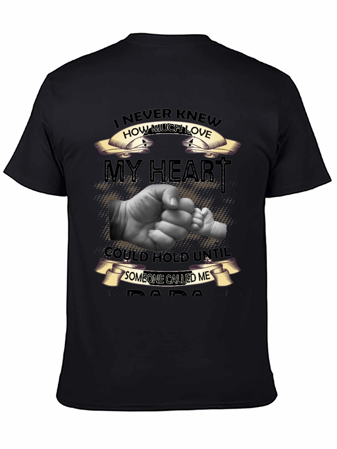 Black I Never Knew How Much Love T-Shirt view 4