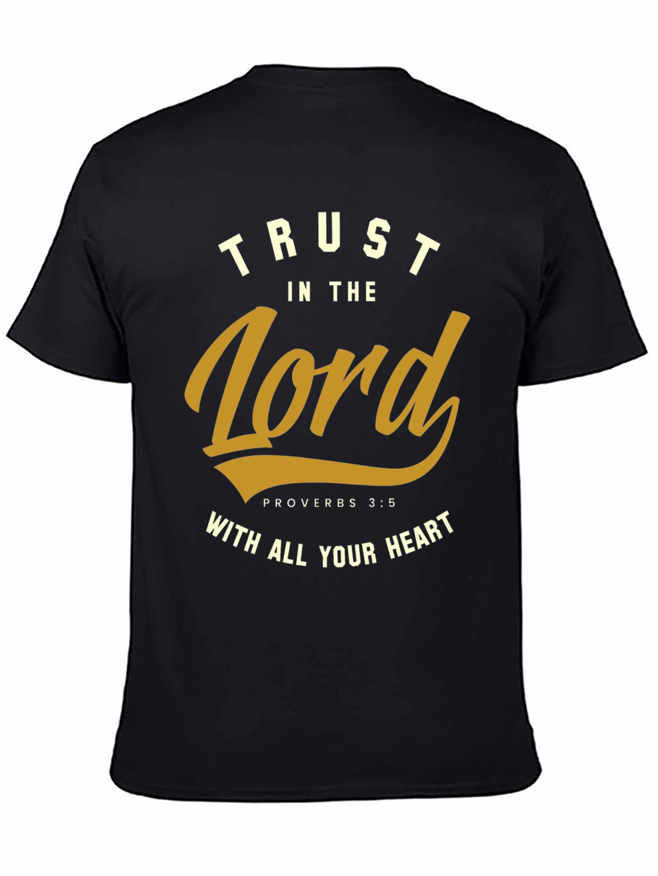 Black Trust in the Lord T-Shirt view 4