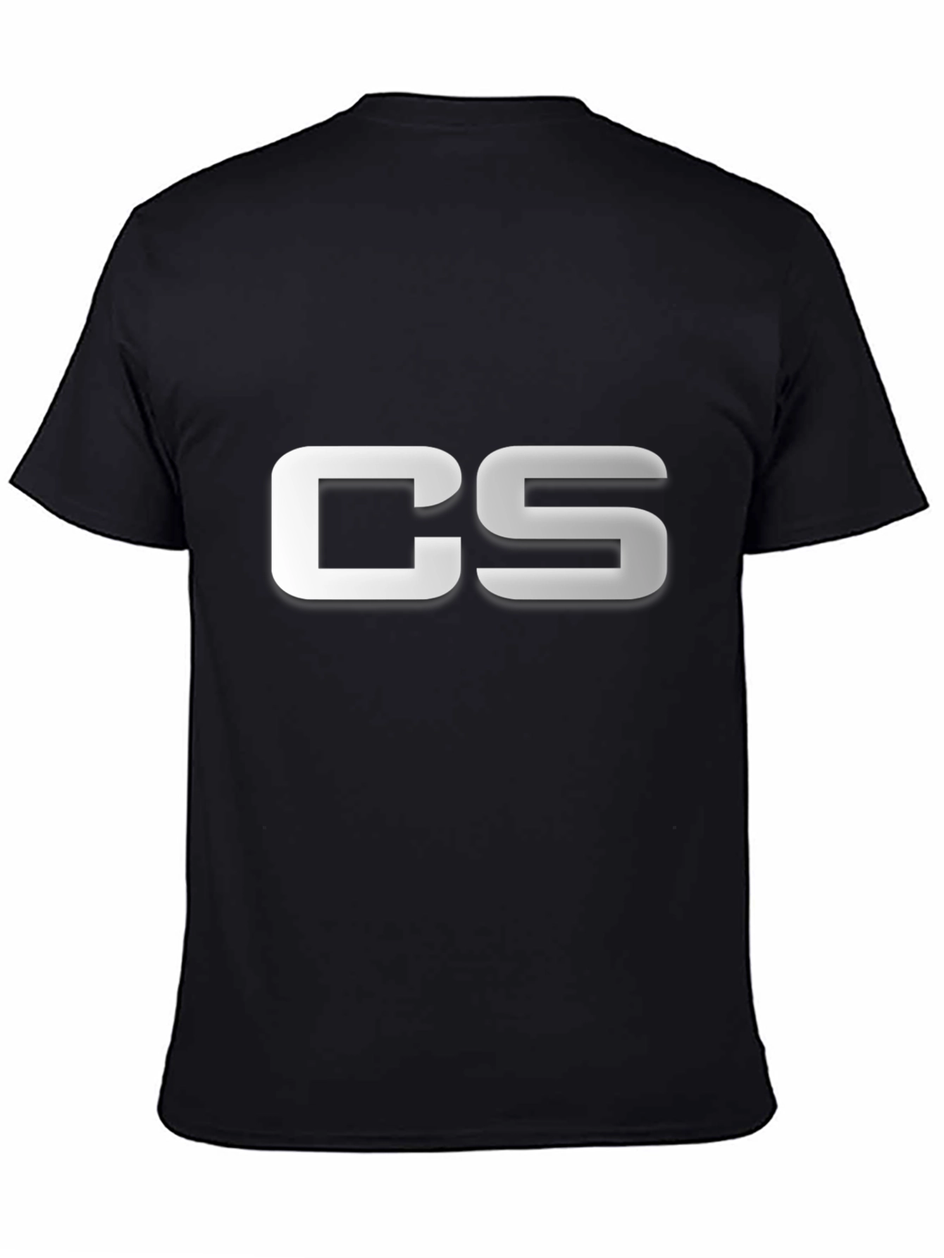 Black CS Logo Black T-Shirt view 4