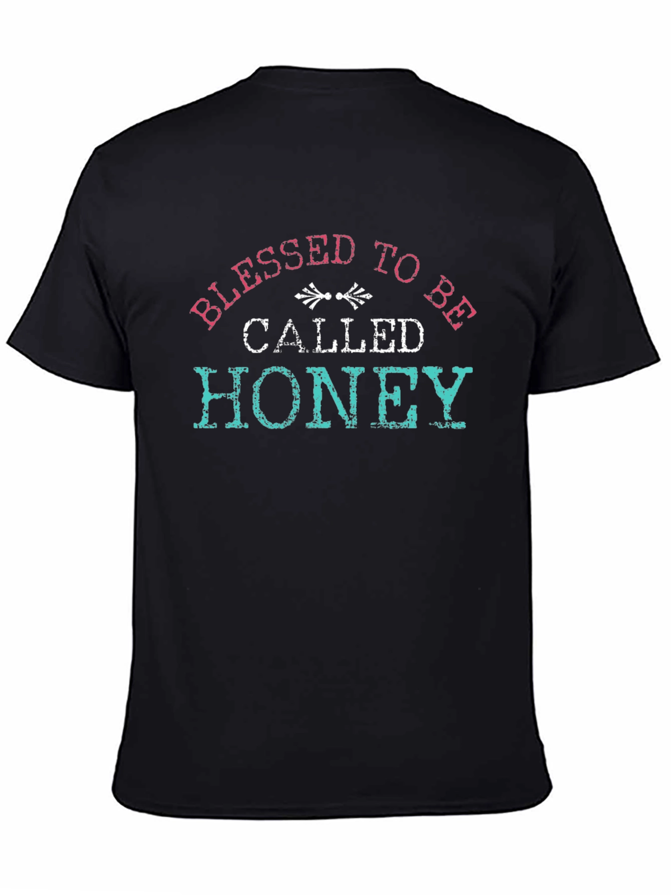 Black Blessed to Be Called Honey Graphic Tee view 4