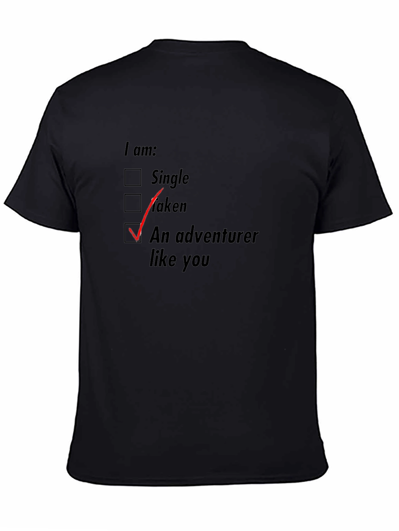 Black Adventurer Like You T-Shirt - Novelty Graphic Tee view 4