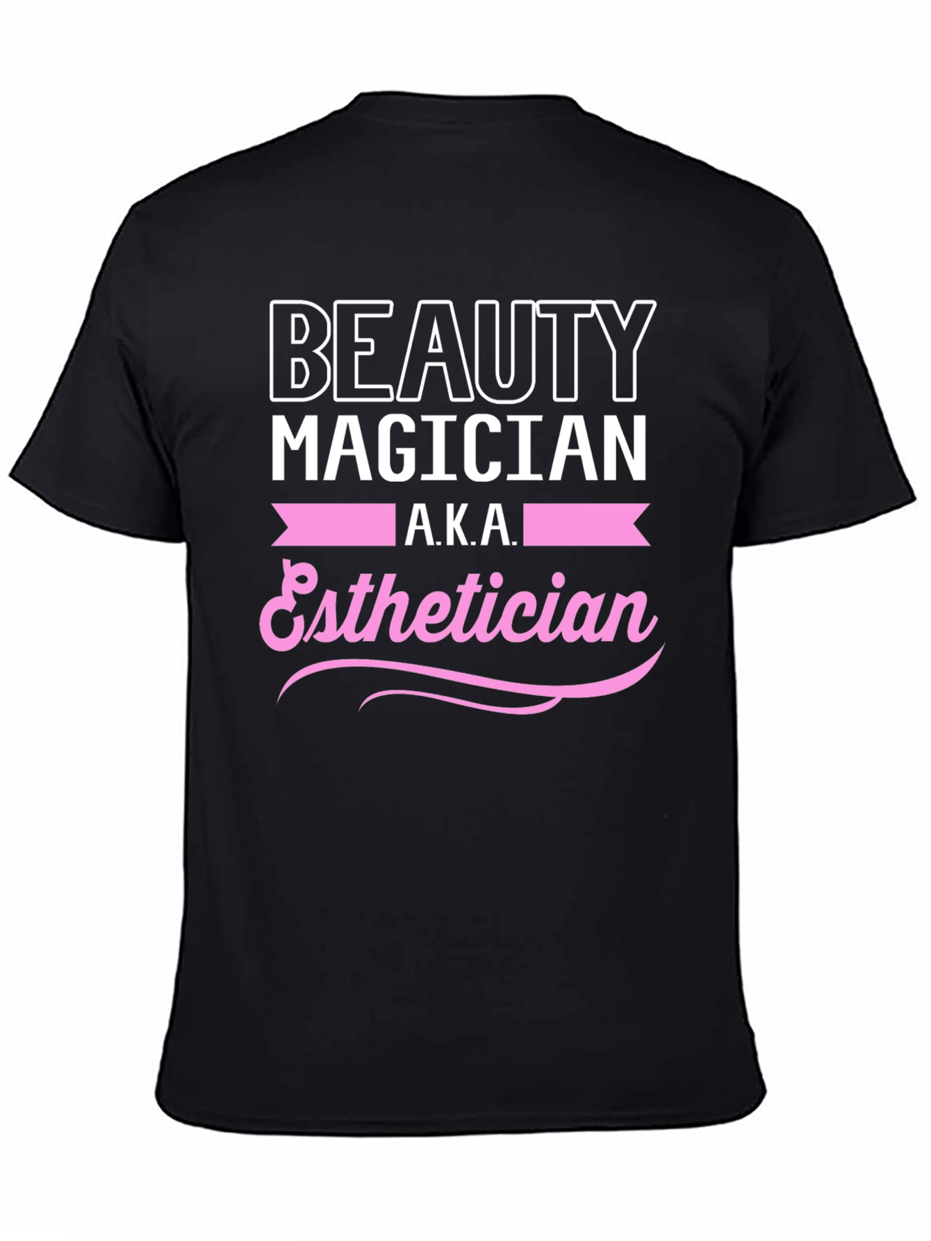 Black Beauty Magician Esthetician Graphic Tee view 4