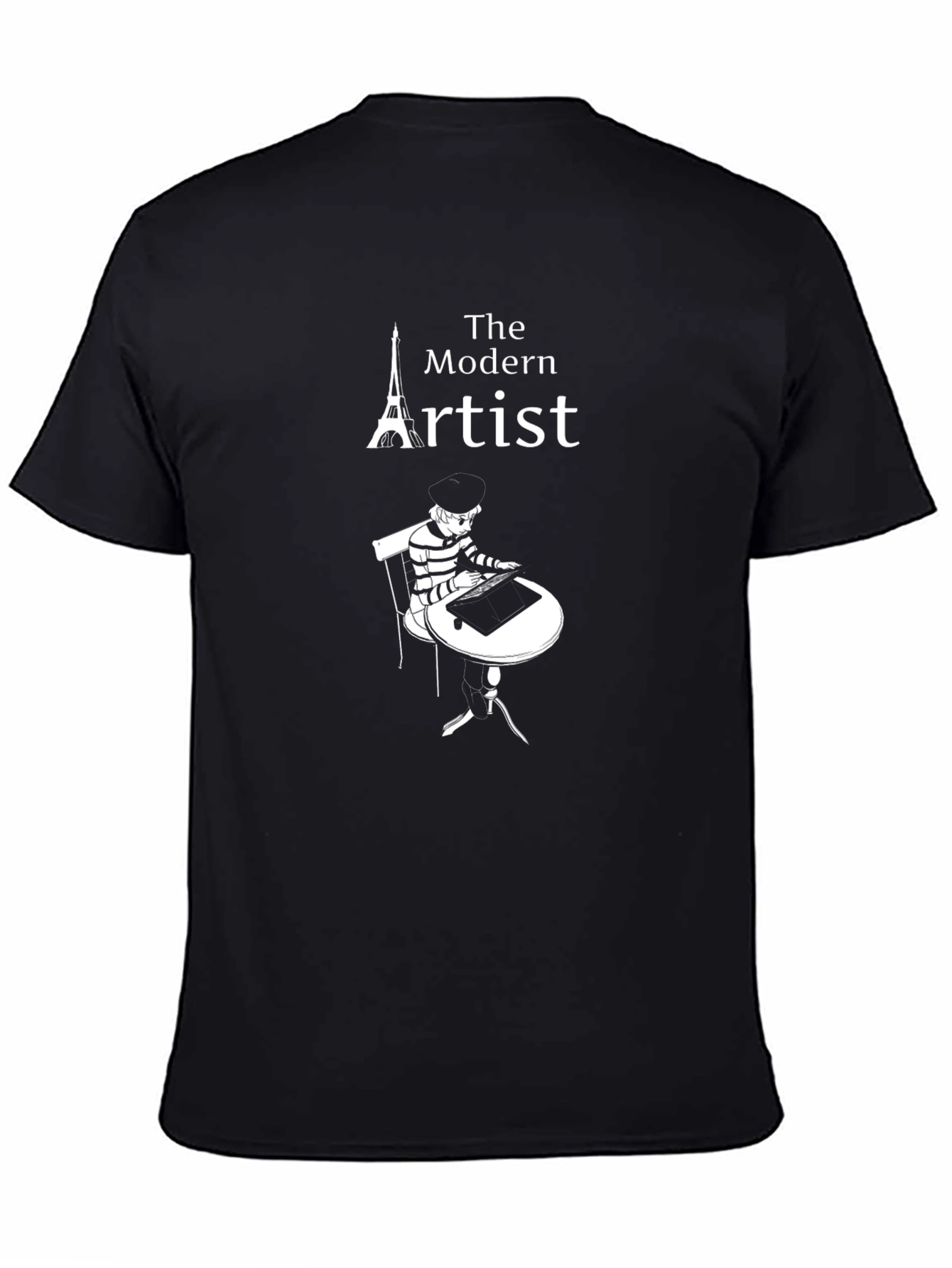 Black The Modern Artist Graphic Tee view 4