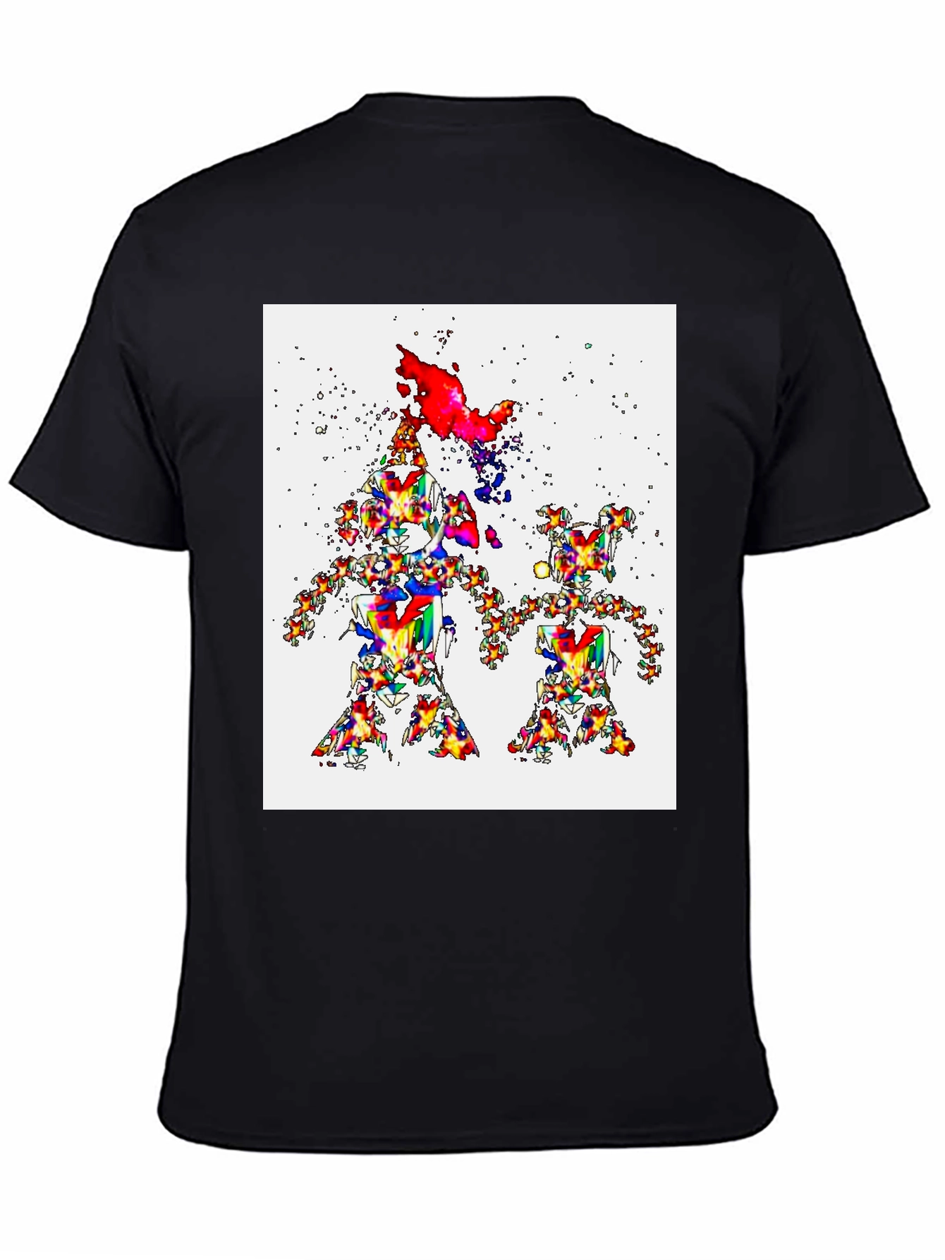 Fractal Family T-Shirt - Colorful Abstract Design - 4