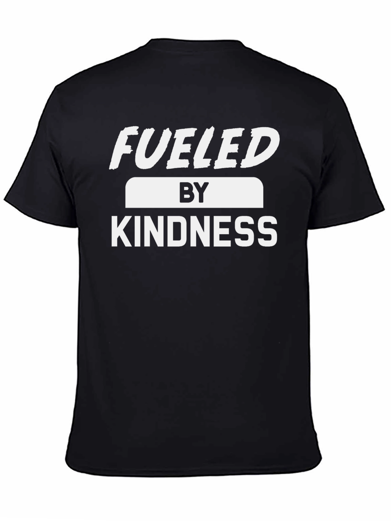 Black Fueled By Kindness Graphic Tee - Black view 4