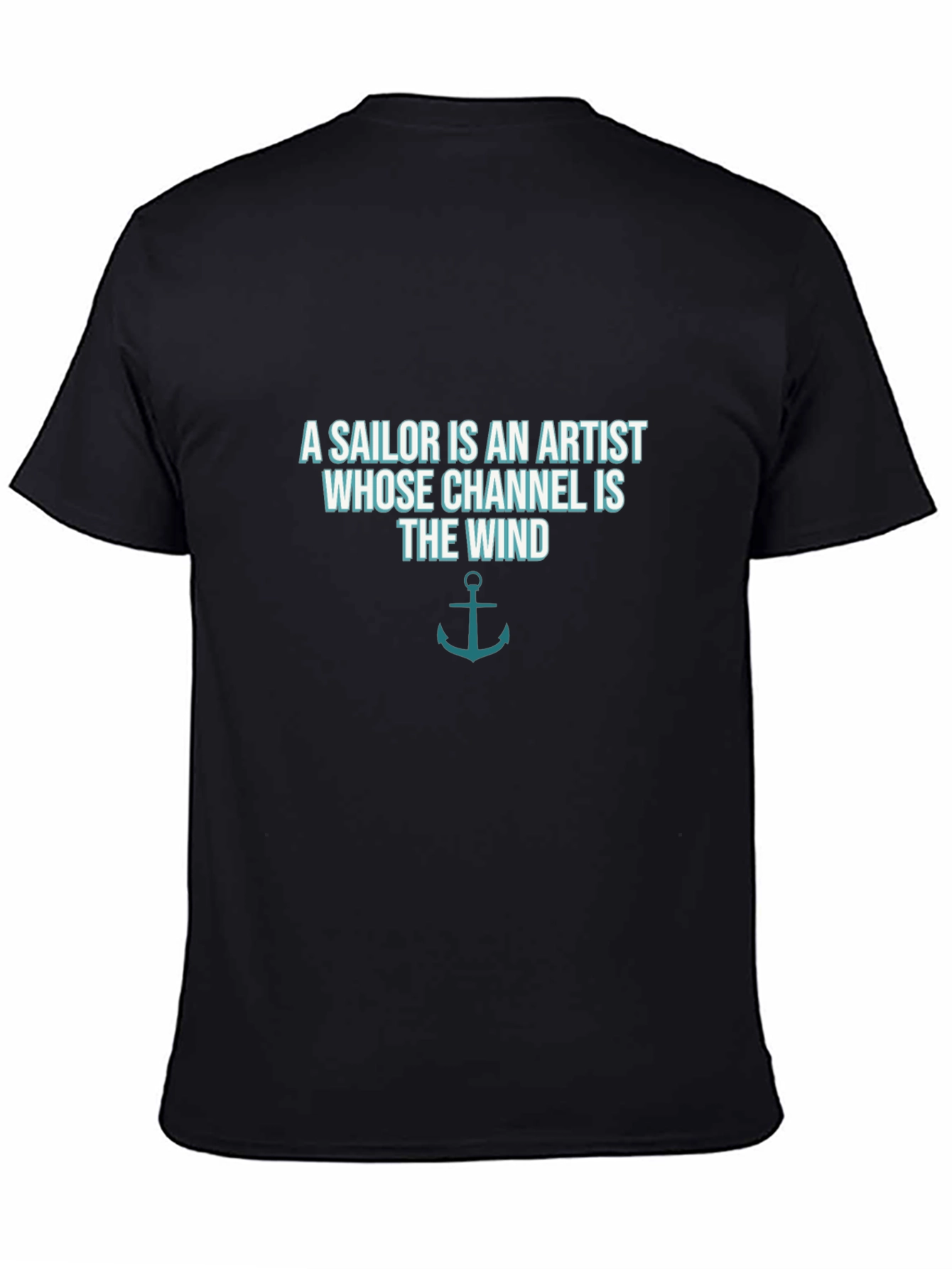 Black Sailor Artist T-Shirt - Channel the Wind view 4
