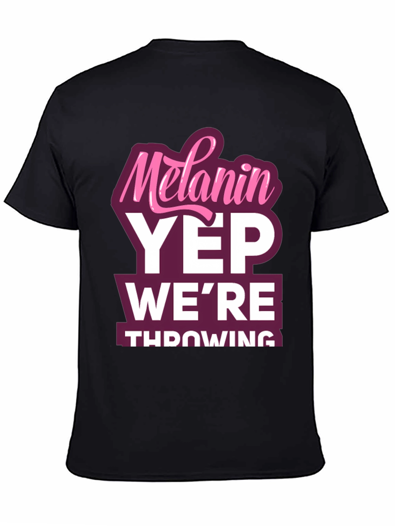 Black Melanin Yep Graphic Tee view 4
