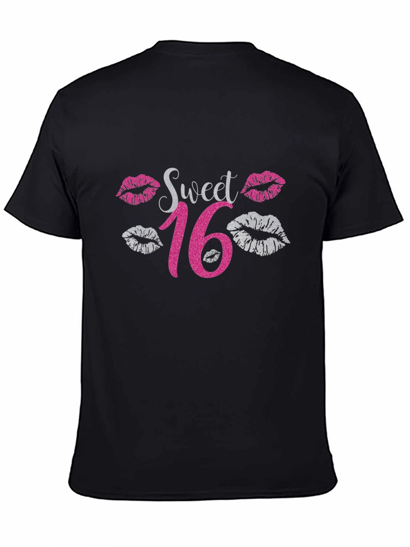 Sweet 16 Graphic Tee - Black - 4