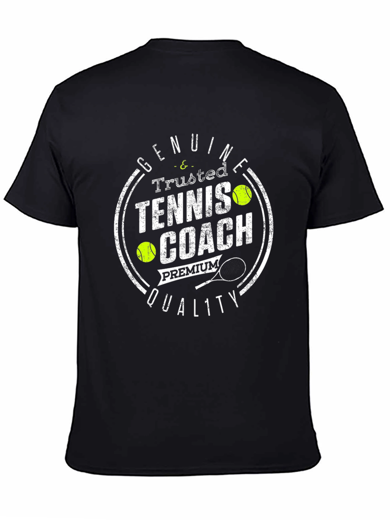 Genuine Trusted Tennis Coach Premium Quality T-Shirt - 4