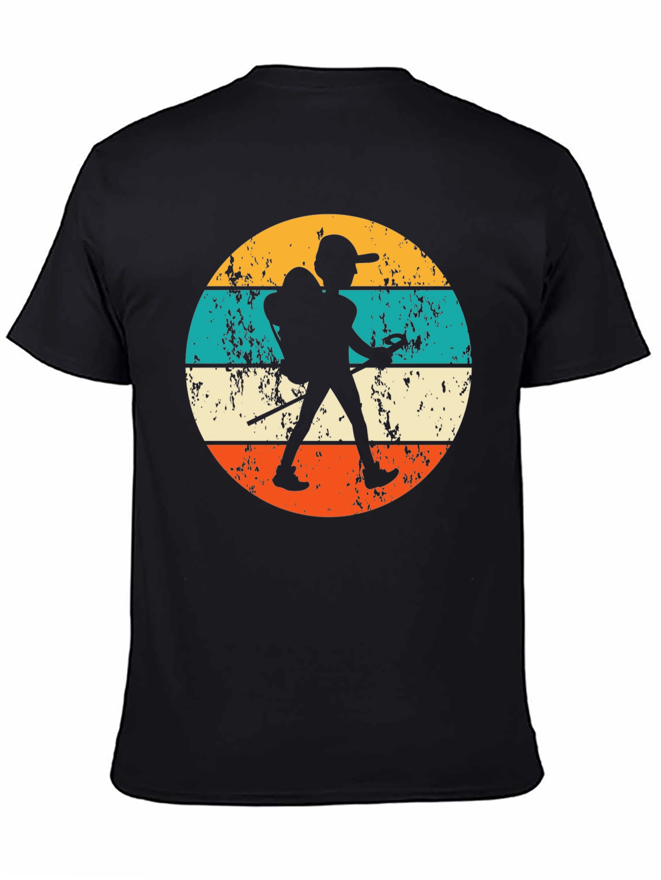 Black Vintage Hiker Graphic Tee - Adventure Time! view 4