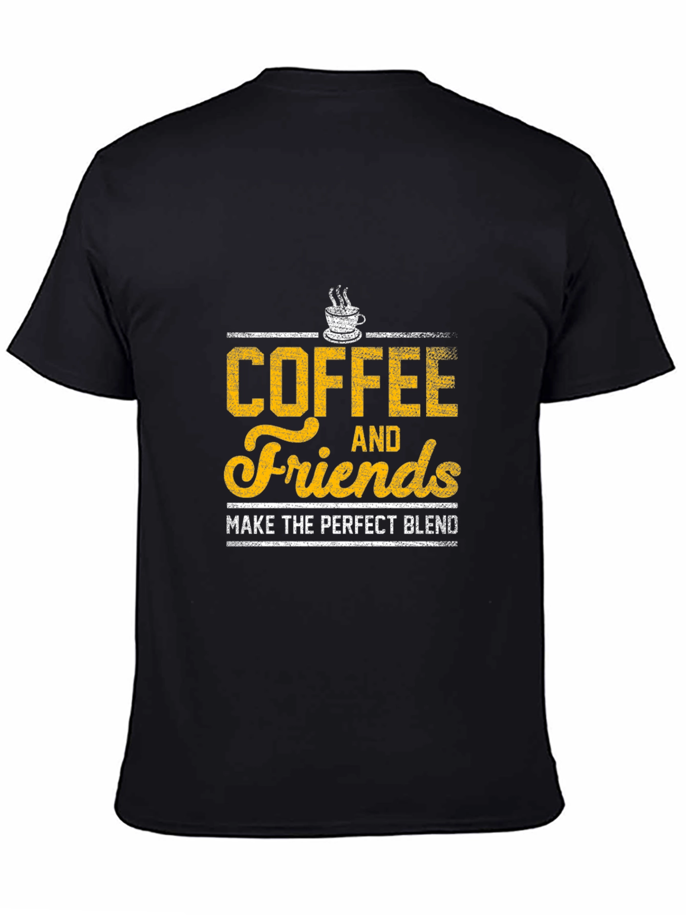 Black Coffee and Friends Graphic T-Shirt view 4