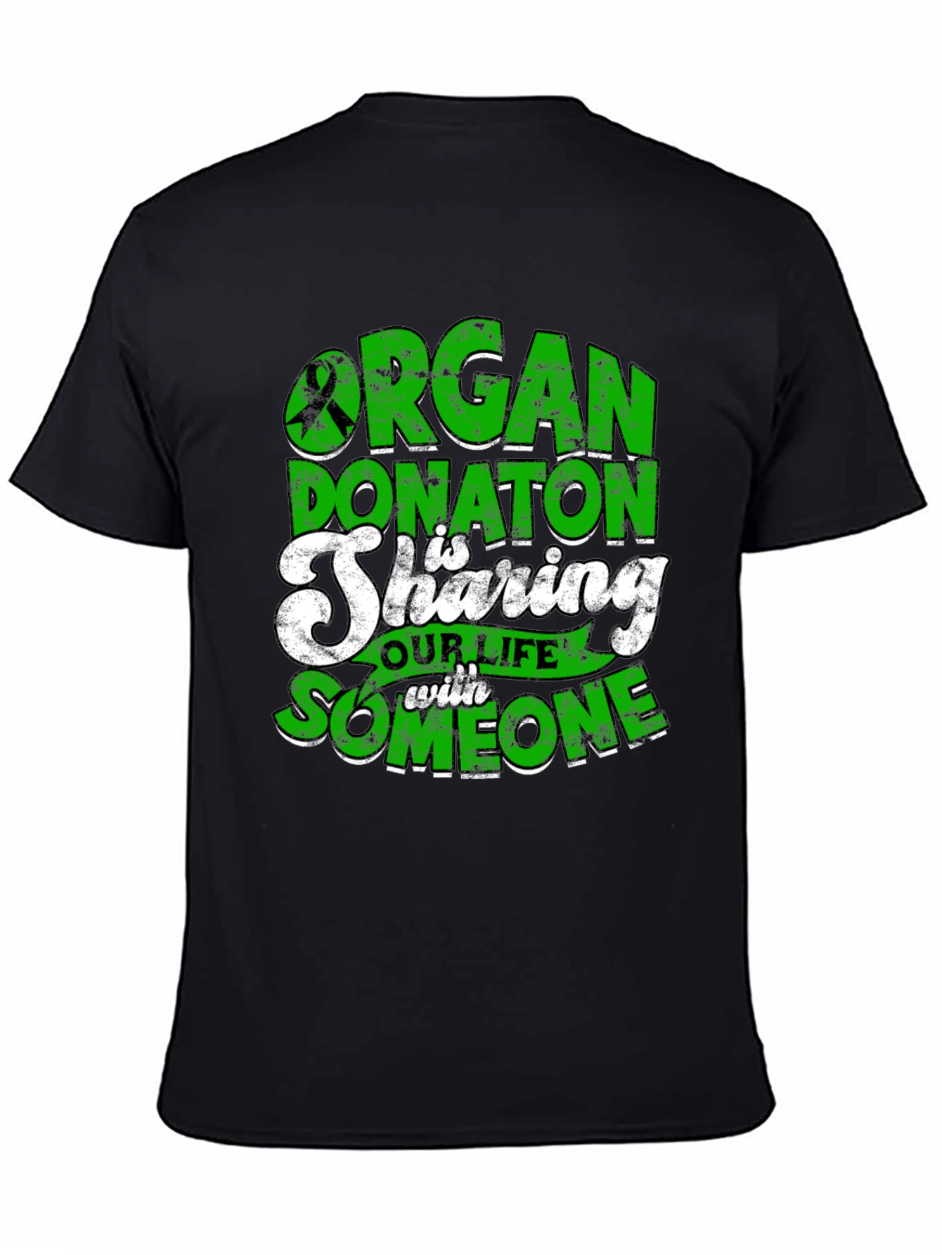 Organ Donation Awareness Graphic T-Shirt - 4