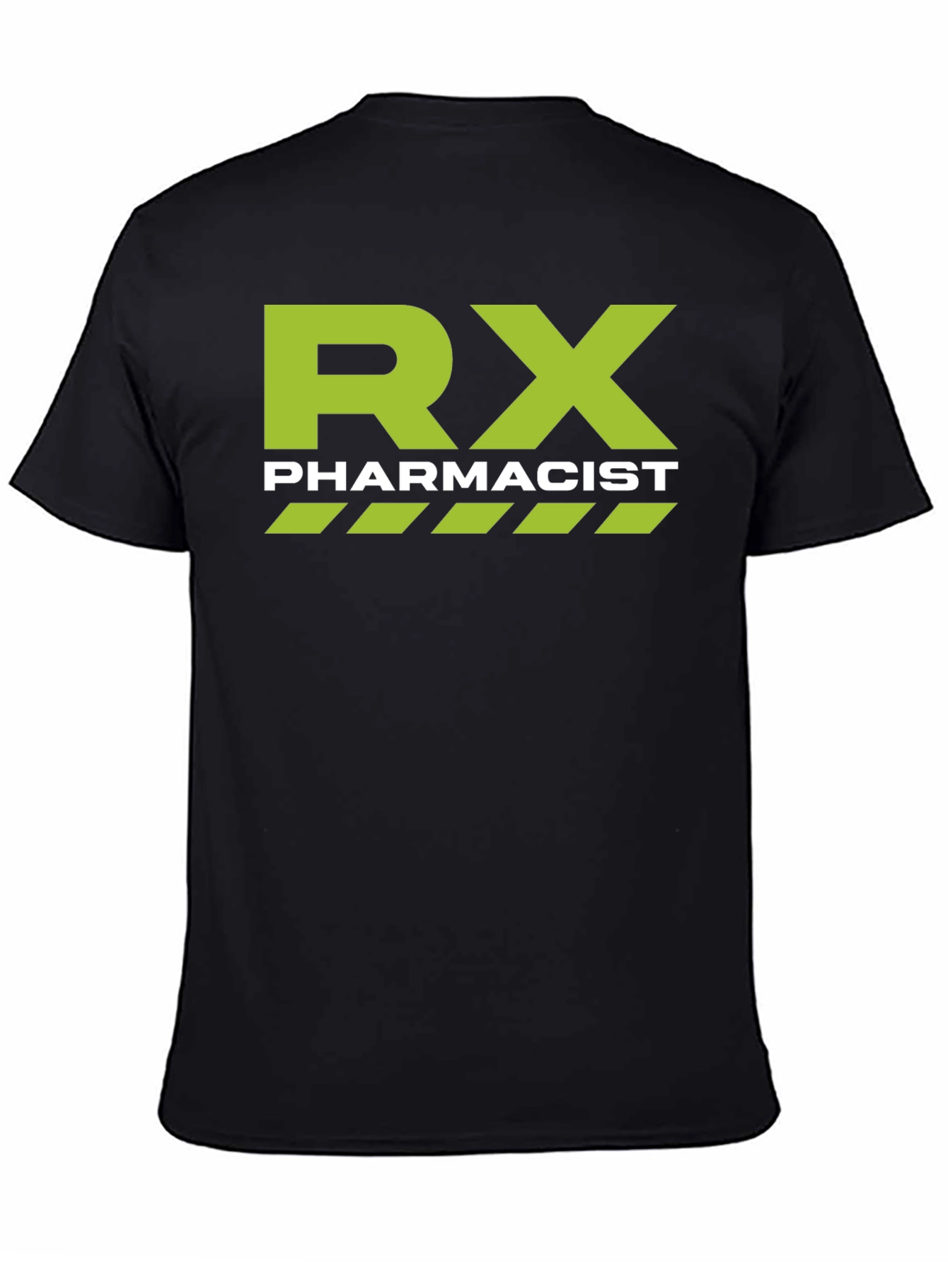 Black RX Pharmacist T-Shirt - Black view 4