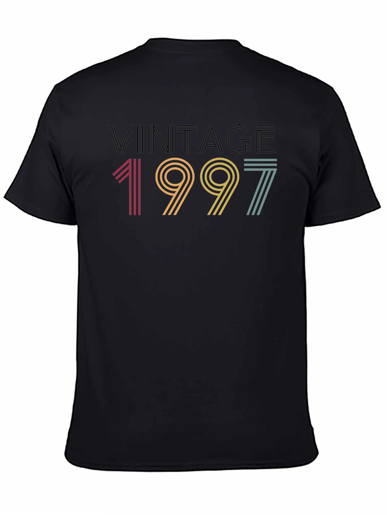 Black Vintage 1997 Graphic Tee - Retro Birthday Gift view 4