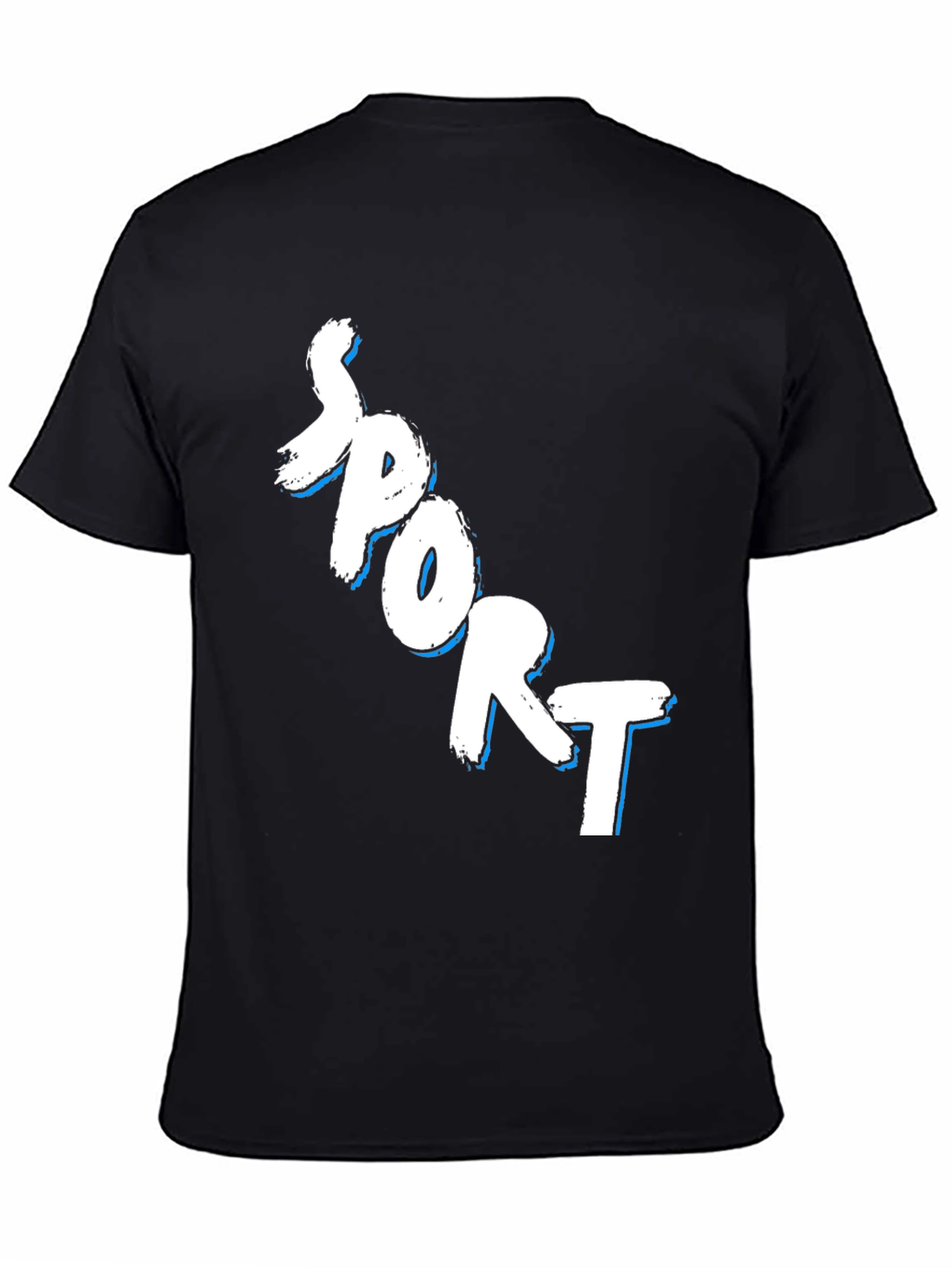 Men's Black SPORT Graphic Tee - 4