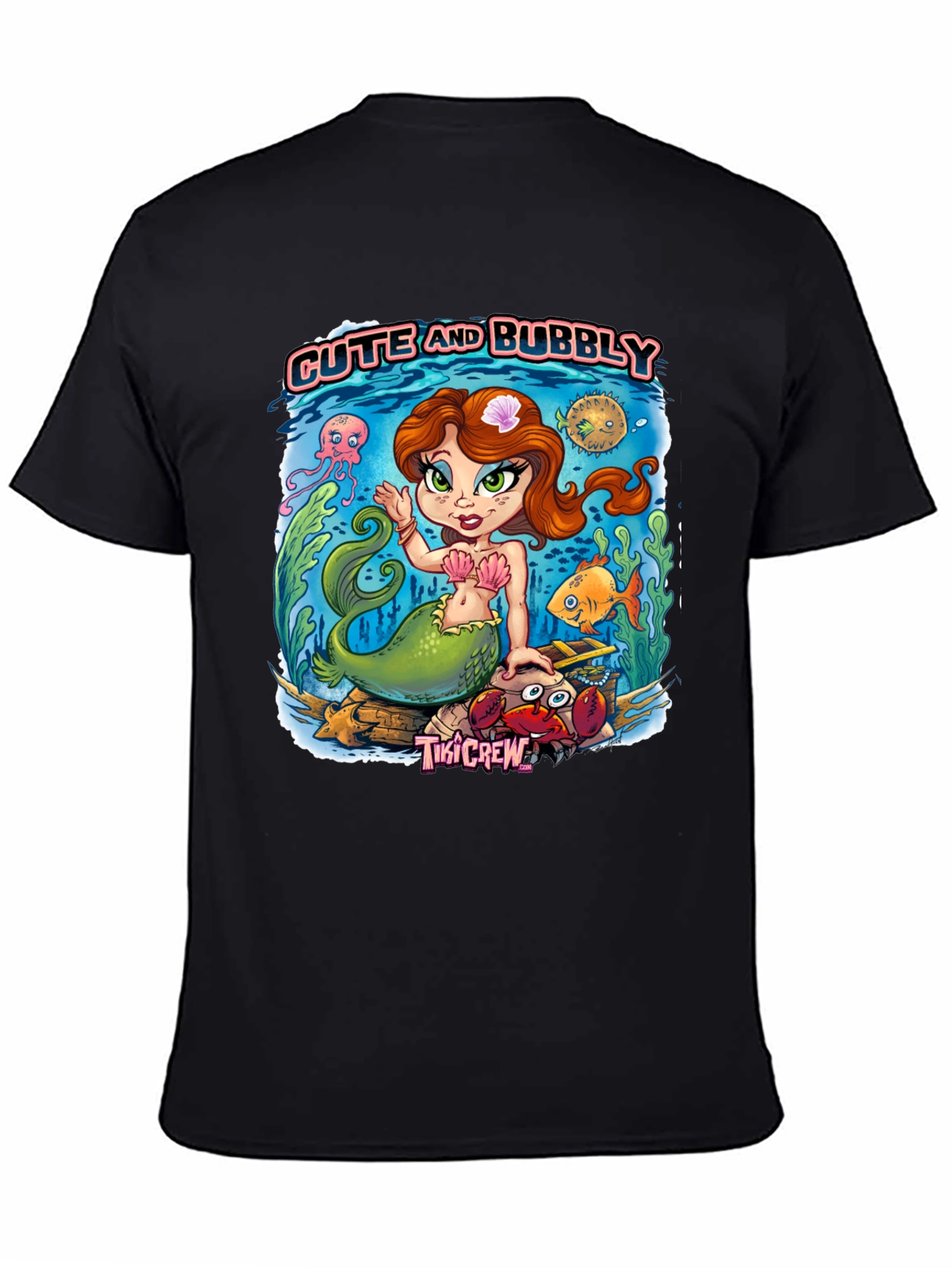 Cute and Bubbly Mermaid Graphic Tee - 4
