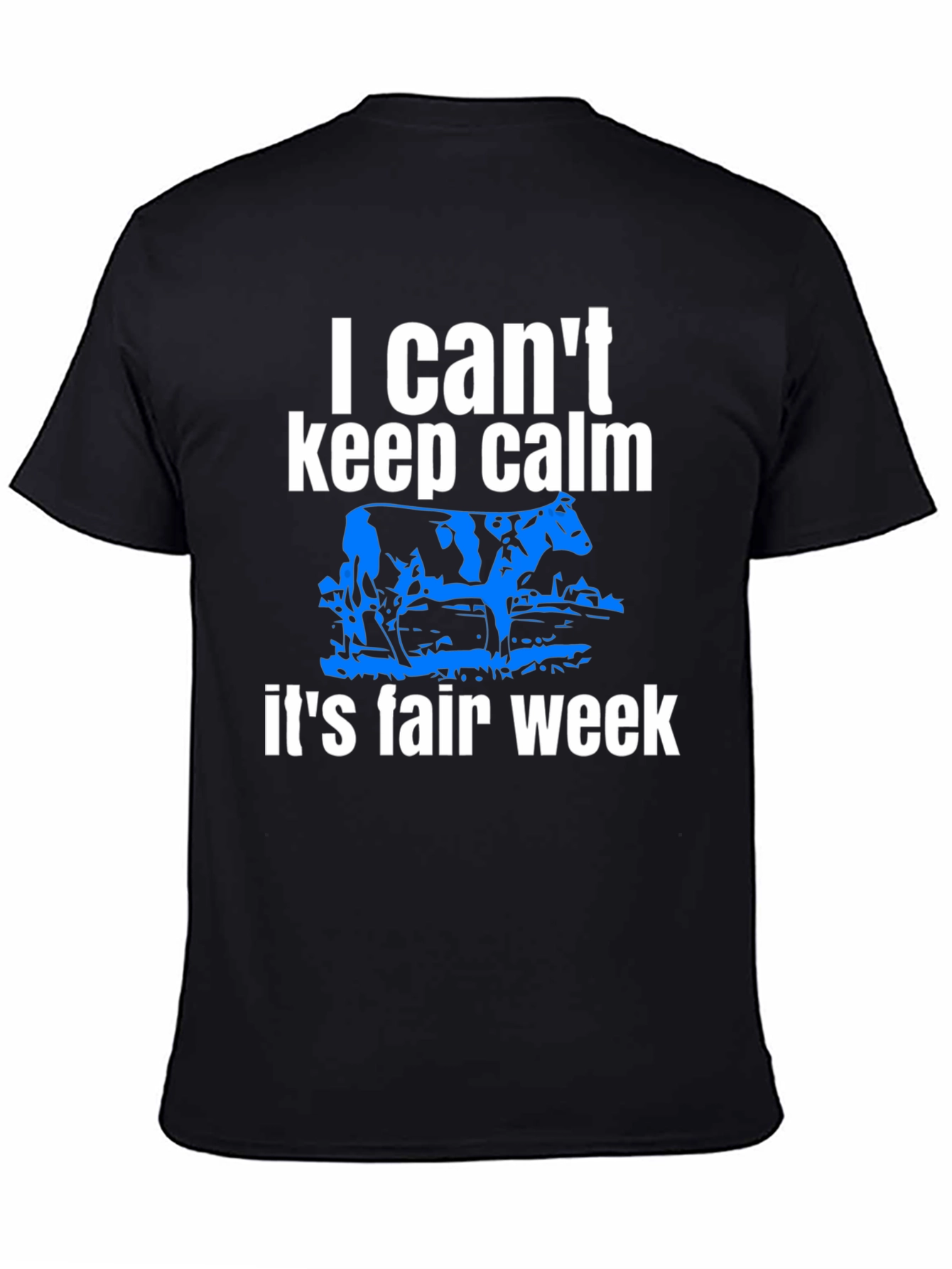Black I Can't Keep Calm It's Fair Week T-Shirt view 4