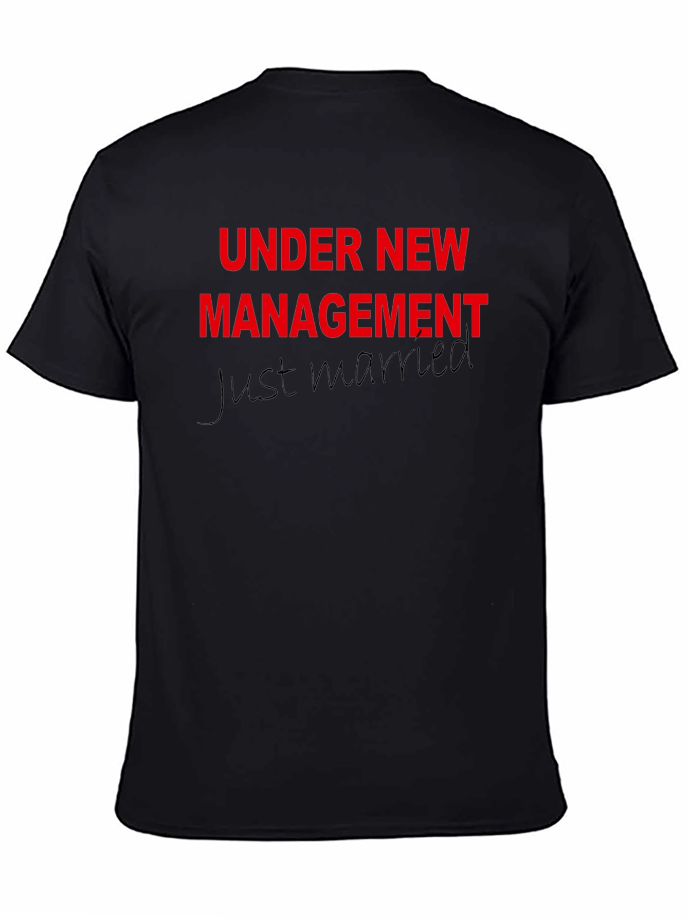 Black Under New Management T-Shirt view 4