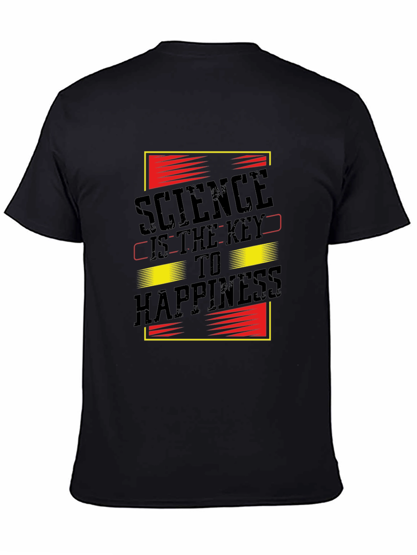 Black Science is the Key T-Shirt - Smart Casual Style view 4