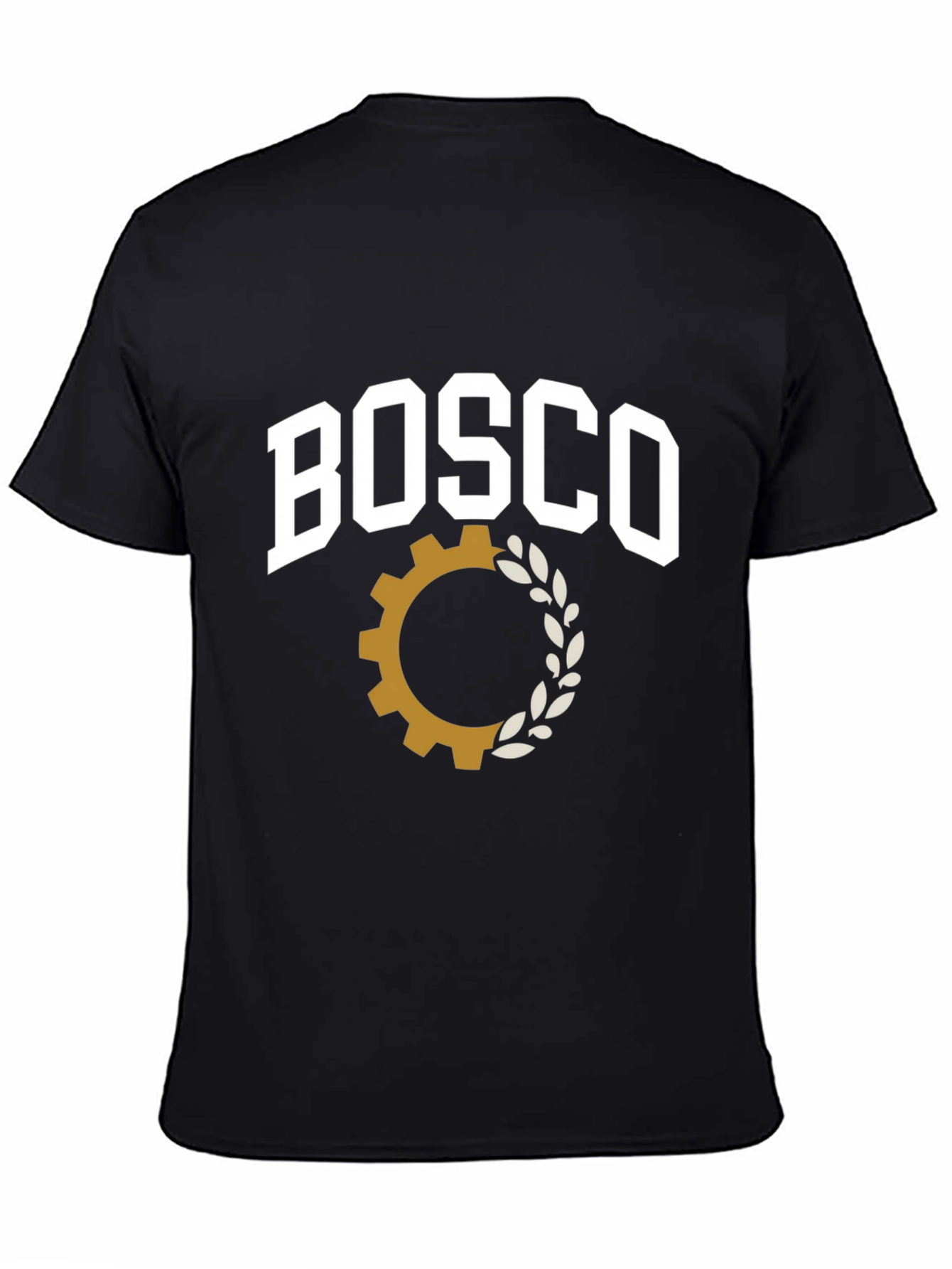 Black Bosco Gear Tee - Classic Graphic T-Shirt view 4