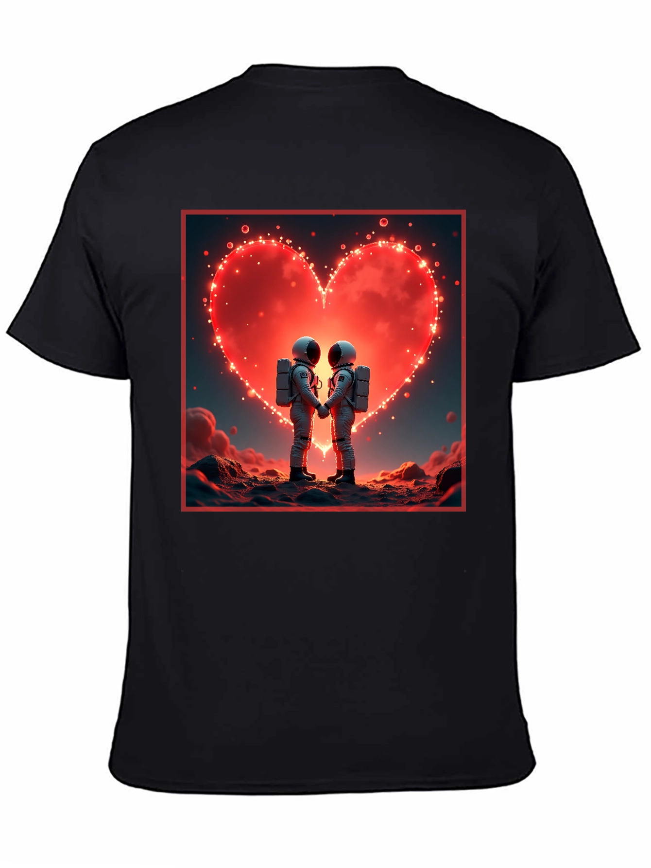Astronaut Love T-Shirt, Space Romance Tee - 4