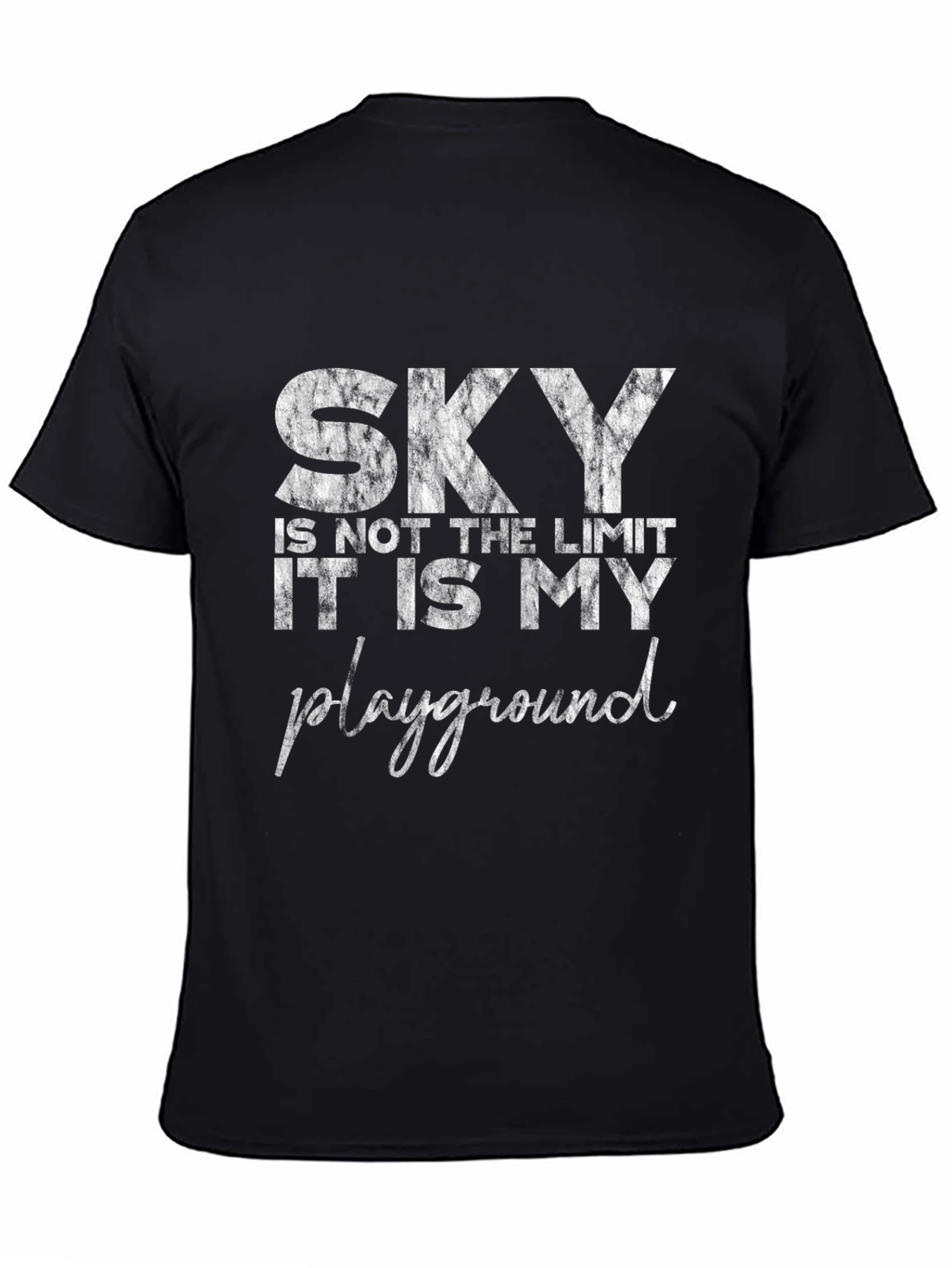 Black Sky is My Playground Black Graphic Tee view 4