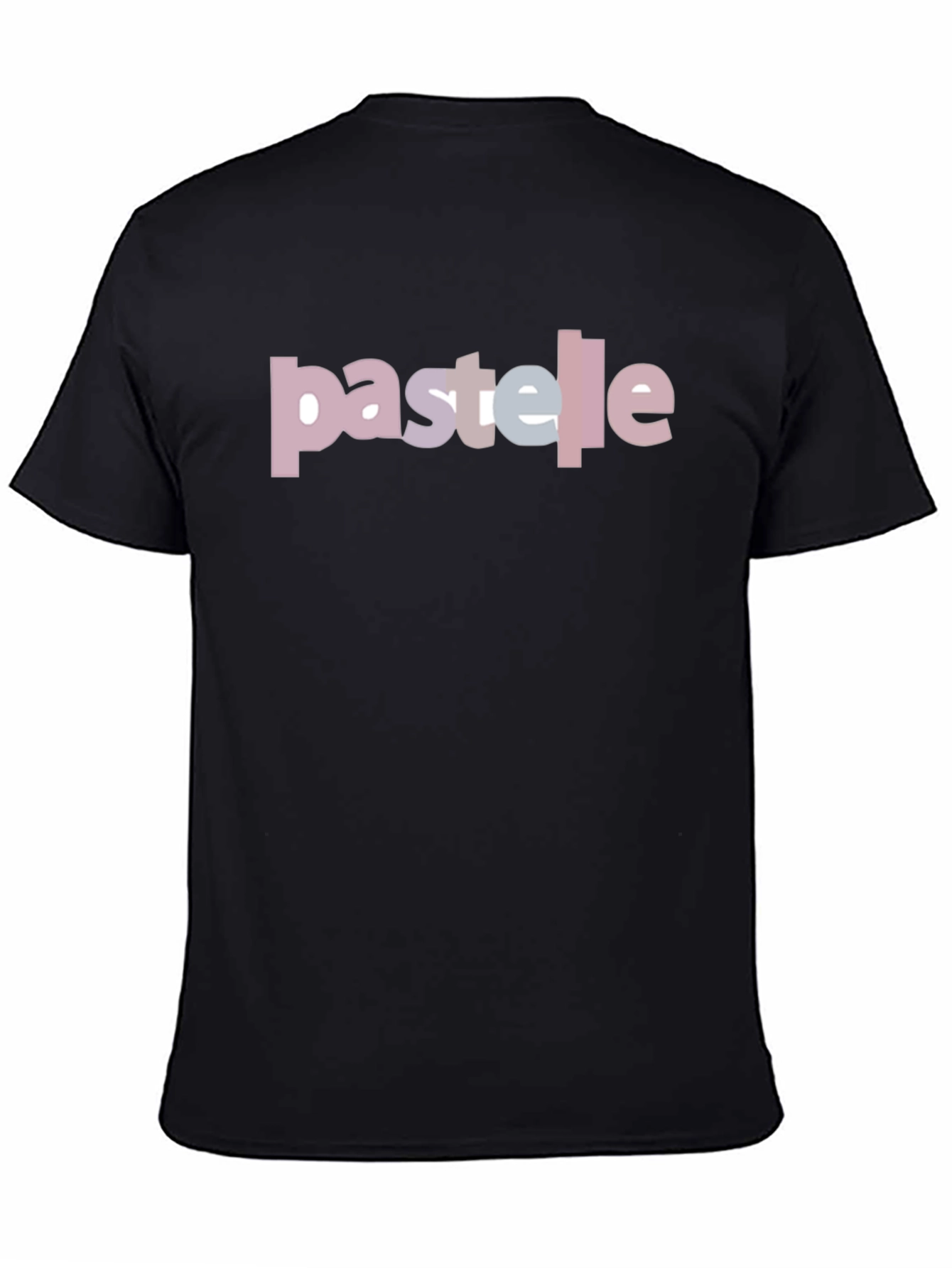 Black Pastelle Graphic Tee - Stylish Casual Wear view 4