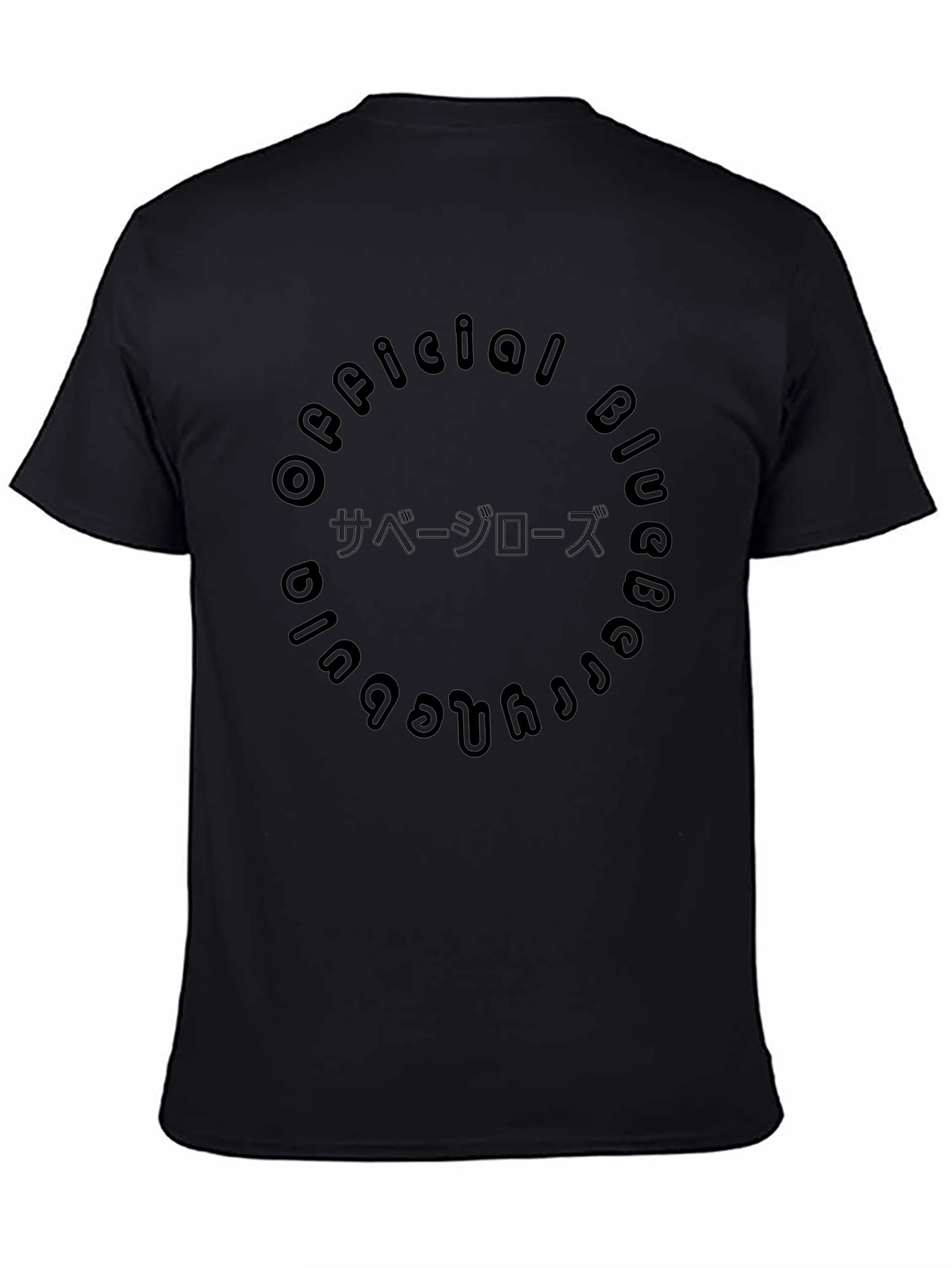 Black Official Blueberry Bulldog Tee - Black view 4