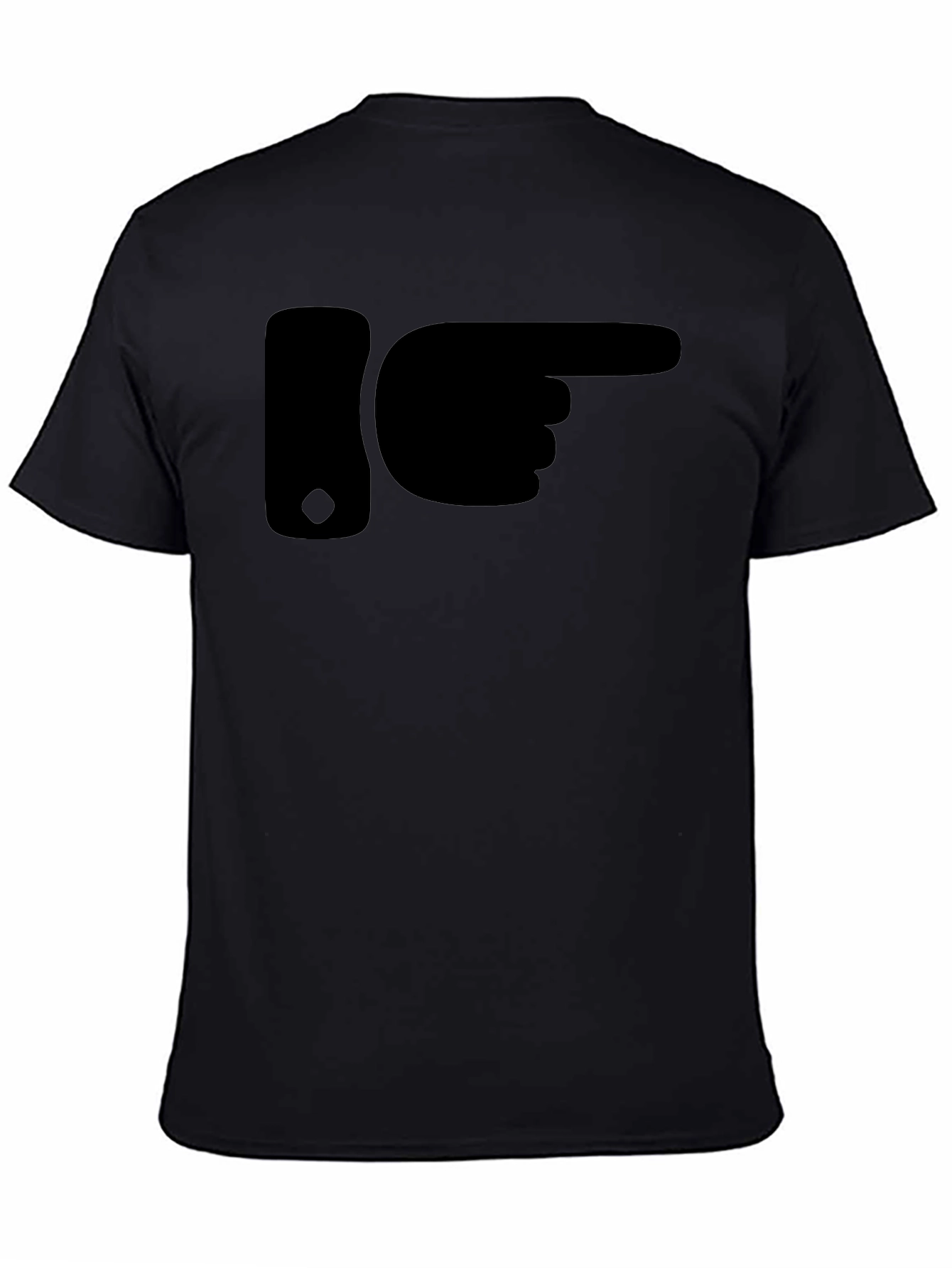 Black Right Direction T-Shirt view 4