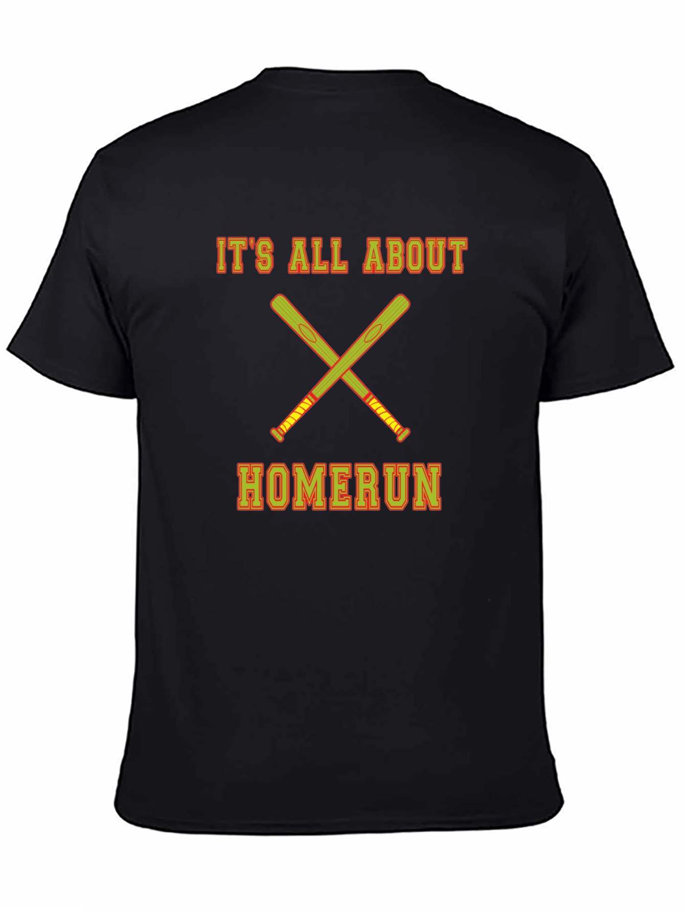 Black It's All About Homerun T-Shirt view 4