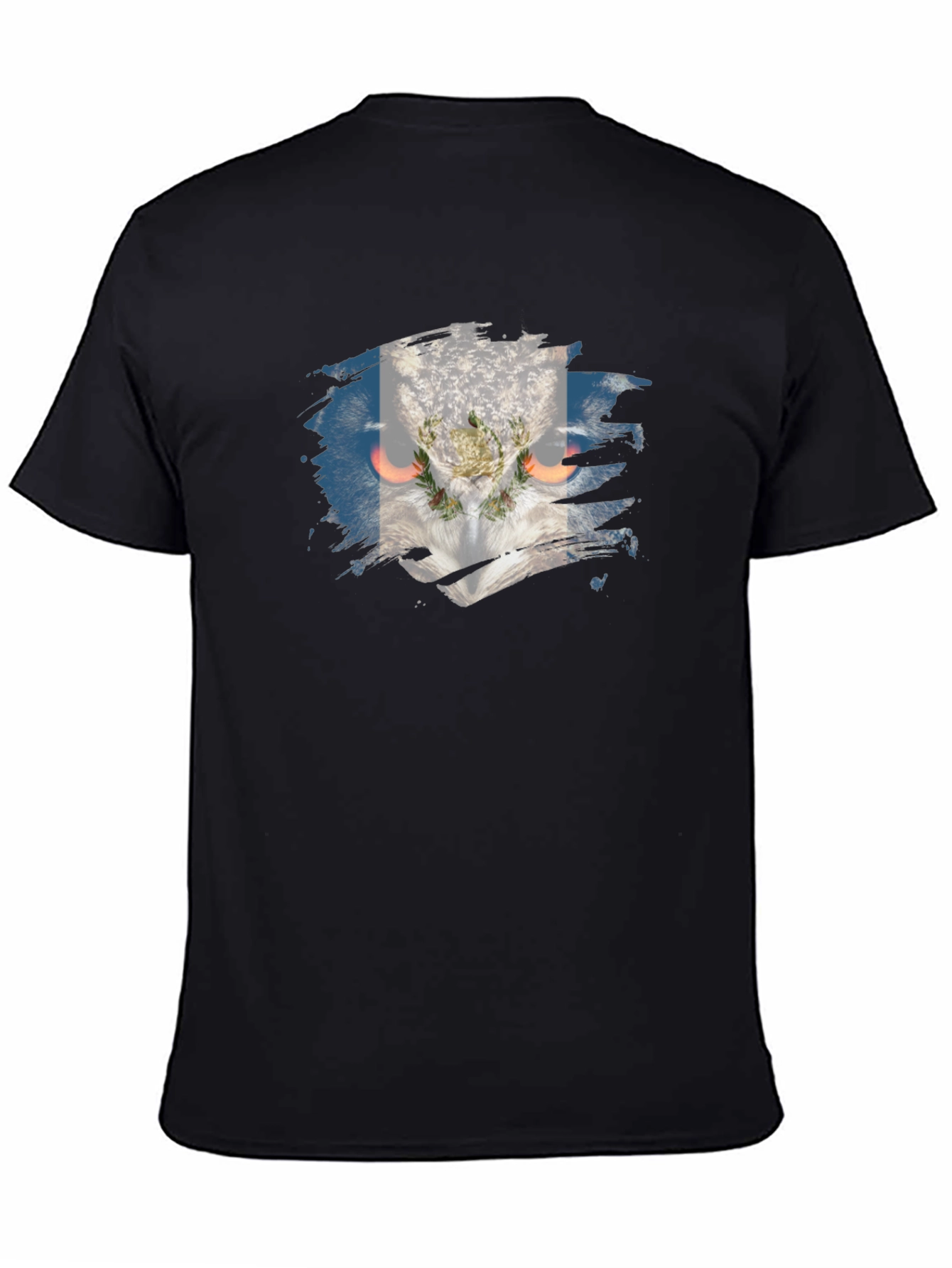 Black Owl Graphic Tee - Men's Black T-Shirt view 4