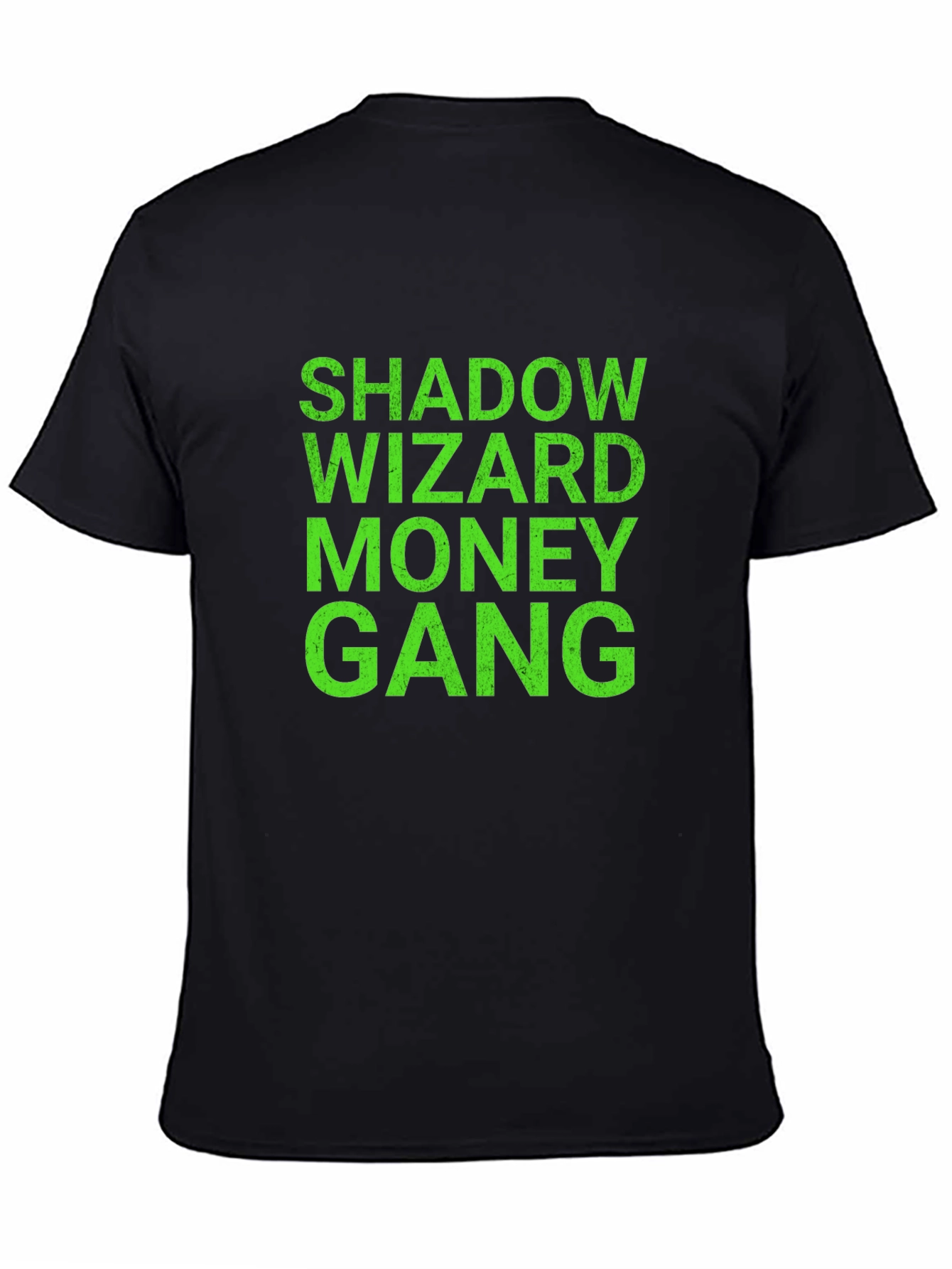 Black Shadow Wizard Money Gang Graphic Tee view 4