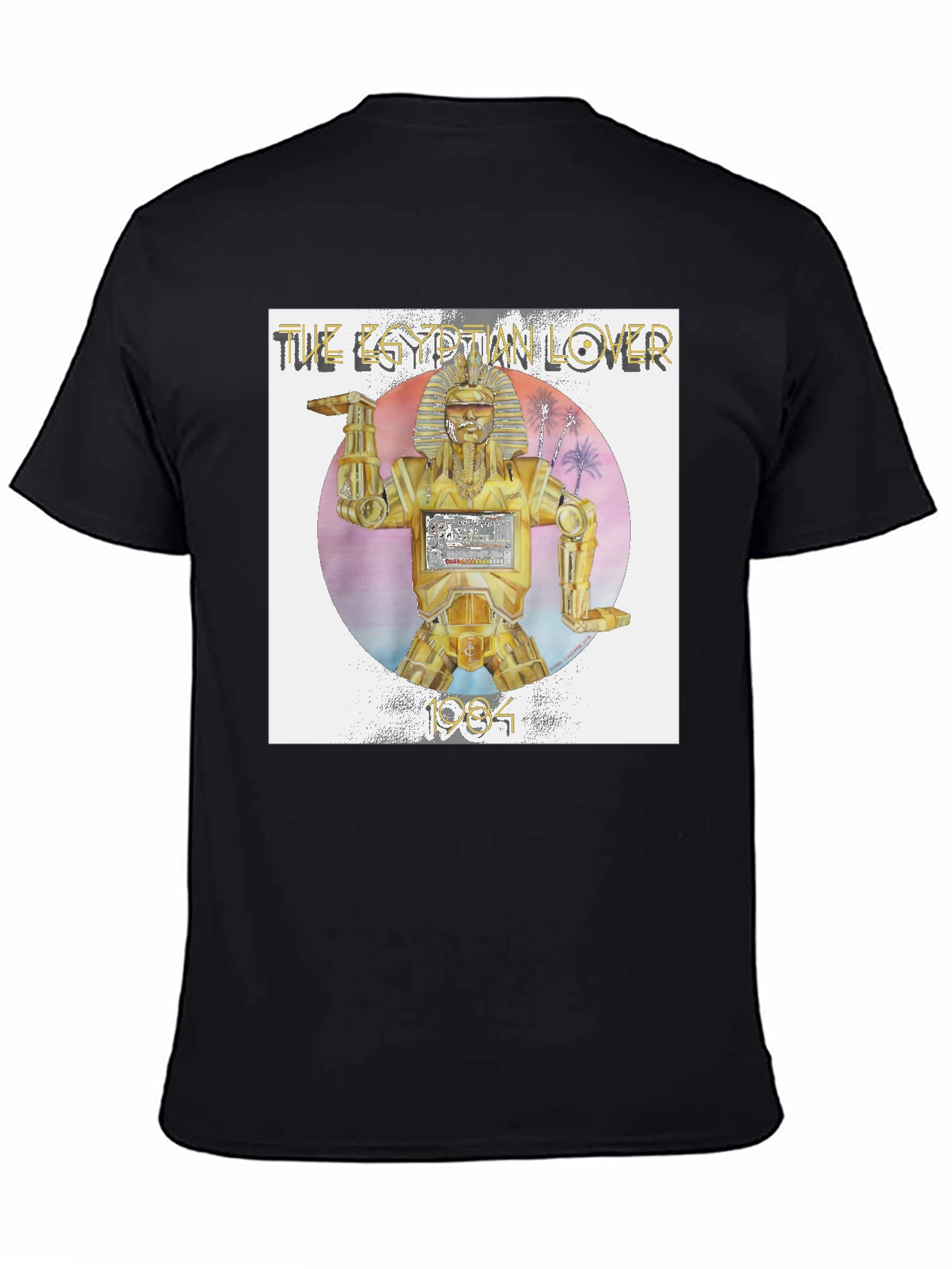 Black Egyptian Lover 1984 T-Shirt view 4