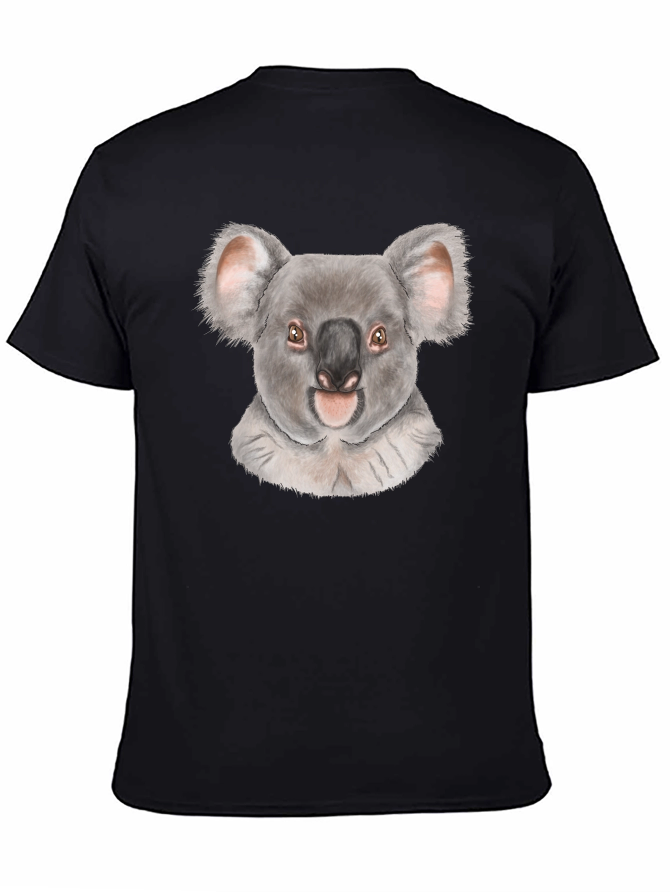 Black Koala Graphic Tee - Soft Cotton Blend view 4